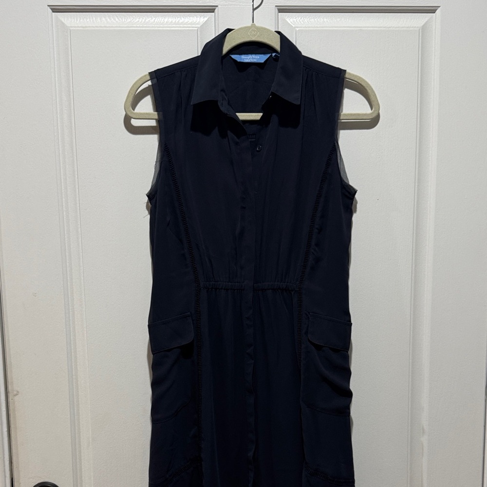 Sleeveless  Vera Wang Black Dress